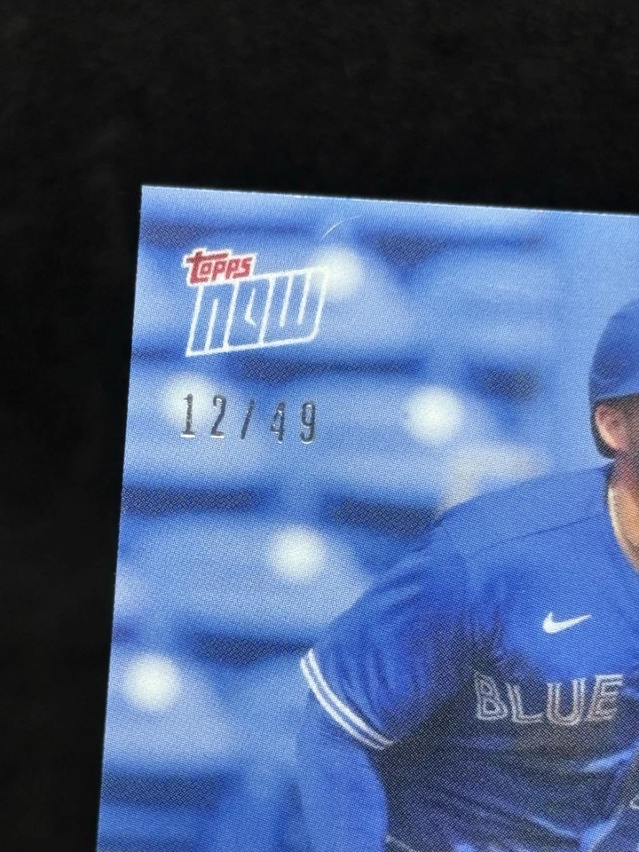 2021 Topps Now Road To Opening Day - Blue Jays George Springer Blue /49 101525 - Image 2 of 3