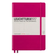 Leuchtturm1917 Medium A5 Dotted Hardcover Notebook (Berry) 249 Numbered Pages