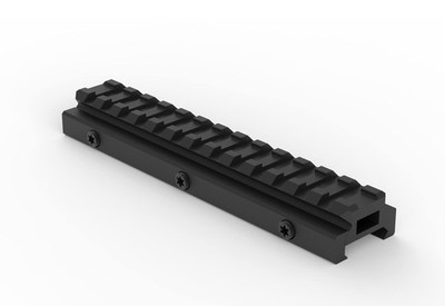 Lockdown V3 Picatinny Riser Mount with Recoil Stop Base, 5.5'' Low Profile