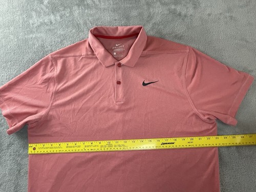 Nike Poloshirt Erwachsene Large hellrot Golf Performance Dri-Fit Herren Standard Fit - Bild 6 von 13