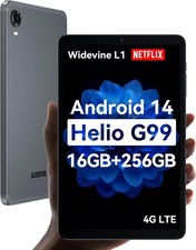 ALLDOCUBE Android 14 Tablet 8.4 in 16 256GB FHD 1920x1200 Widevine L1 4G