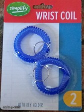 Spiral Wrist Coil Key Chain