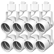 7W H Type Track Lighting Heads, GU10 Base Adapter 3000k 4000k 5000k