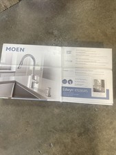 Moen Edwyn Spot Resist Stainless Steel Faucet w/ Sprayer  Soap Dispenser