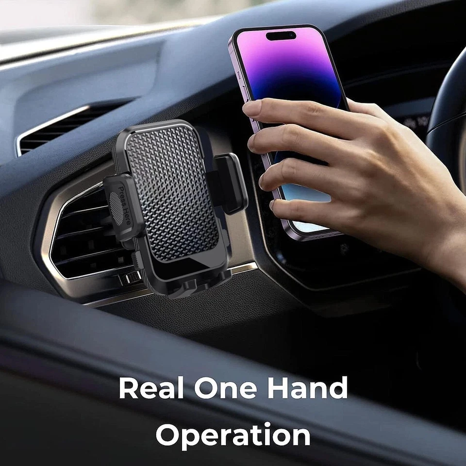 Phone Holder Universal Mount Mobile iPhone Windscreen Dashboard or Air Vent - Image 4 of 4