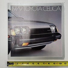 1979 Toyota Celica Original Dealer Sales Brochure GT Liftback ST Sport Coupe