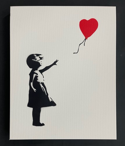 Banksy Rare Large Dismaland Painting 2015 with  paperwork