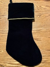 Dark Green Christmas Stocking