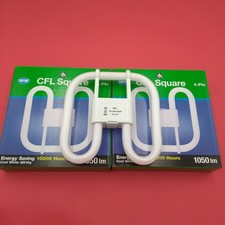 2 x Bell 16W GR10q 4 pin 2D 2D CFL Lamp 16 Watt 3500k Lamp Bulb 1050lm