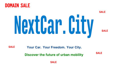 Premium domain NEXTCAR.CITY for car sharing or taxi startups... for sale.