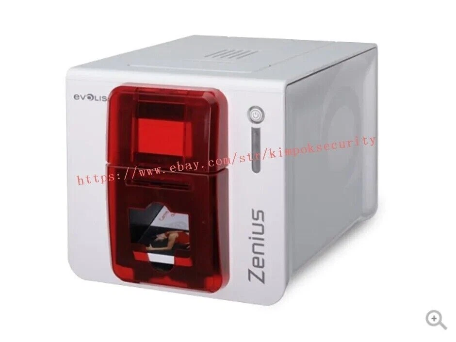 Evolis Zenius Direct-to-card ID Card Printer Single Sided USB Ethernet 300DPI - Image 2 of 4