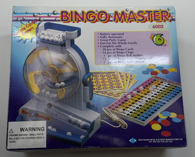 Bingo Master 6002 Fully Automatic Game. With Remote Control Tested And Working