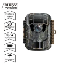 Campark 12MP 1080P HD Mini Hunting Trail Camera Wildlife Game Cam Night Vision