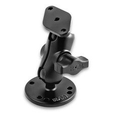 RAM Mount Flat Surface Short Arm with Round  Diamond 1" Ball Base RAM-B-138U