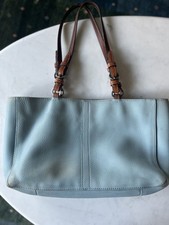 Coach Chelsea Pebble Leather Satchel Bag used condition read description