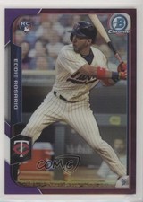 2015 Bowman Chrome Purple Refractor 152/250 Eddie Rosario #176 Rookie RC sd0