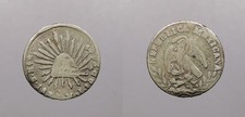 MEXICO 1833-Go MJ 1/2 Real #WC107123