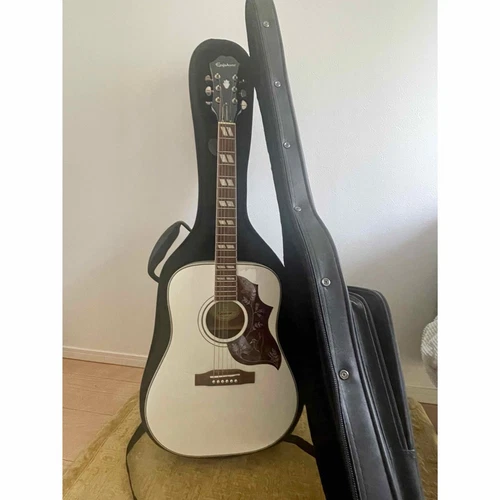 Guitar Set Hummingbird Epiphone Eco White No.LG277