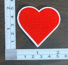Playing Cards Heart Embroidered Iron On Patch