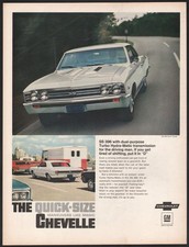 1967 Chevrolet ad white Malibu SS 396 Sport Coupe