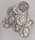 90% Junk Silver Coins $2.50 FV - Washington Quarters - PHL - DEN - SFO — photo 1