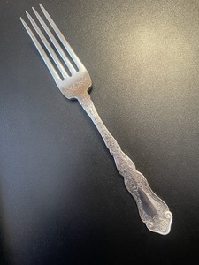 ANTIQUE  WM A ROGERS & Son AI, PAT Jul 9, 07 -Dinner FORK, USED/EXC. -polished