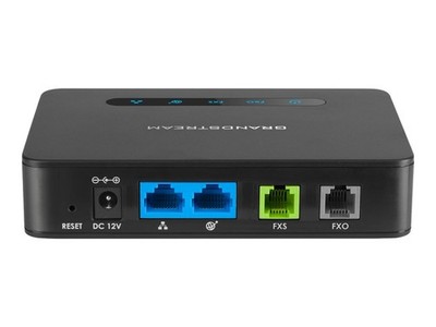 Grandstream HT ATA 813 Analog Telefon Adapter 2 x RJ-11 FXS/FXO 2 x HT813
