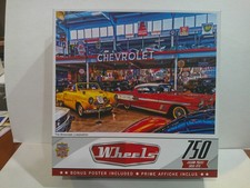 Master Pieces Wheels The Showcase Jigsaw Puzzle 750 Pieces Complete VG Box