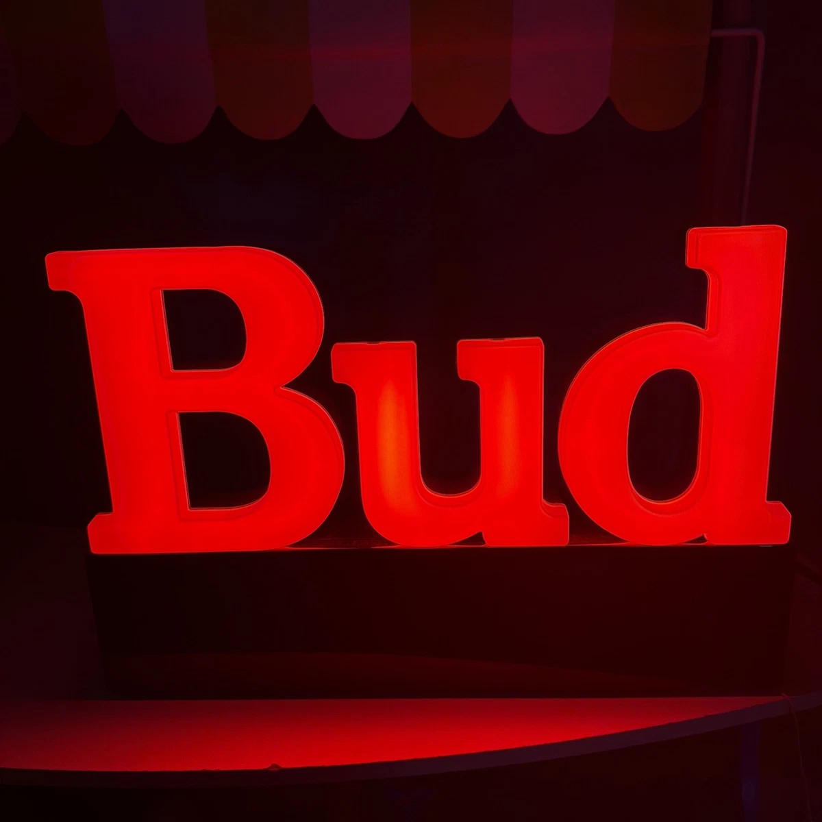 Budweiser Red Light In Collectible Budweiser Signs & Tins for sale