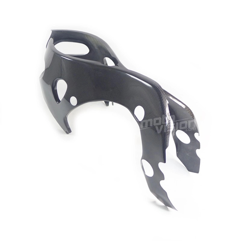 Protection cadre carbone véritable GO2RACE Honda CBR 1000 2008-2016 finition brillante