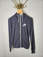 Nike Grey Full Zip Hoodie Womens Size Small Excellent Condition Long Sleeve