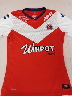 Veracruz 2017/18 Home Football Shirt Medium Short Sleeved Charly Red/White