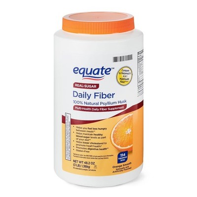 Multi-Health Daily Fiber Supplement Orange Flavored Powder, Value Size 48.2 oz