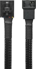5 Pin PWM Fan Adapter Cable 6 Inch Black Sleeved For Dell Latching Fan Headers