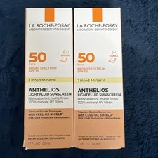 2xLa Roche-Posay Anthelios Mineral Tinted Ultra Light Sunscreen Fluid - 1.7oz.
