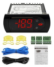 for Carel Temperature Thermostat PZGXS0J111 W/ 2 Temperature Sensor Probes 115V