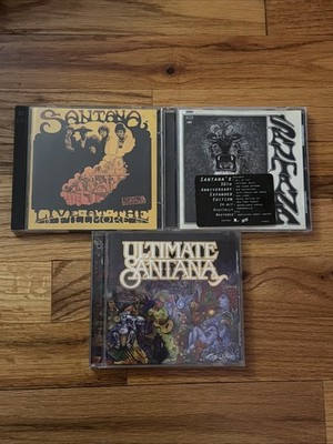 Santana CD LOT OF 3 - Self Titled, Live At Fillmore 68  & Ultimate Santana