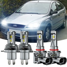 Fit 2003-2004 Ford Focus Combo Led Headlight Kit Hi-lo Fog Light Bulbs H49145