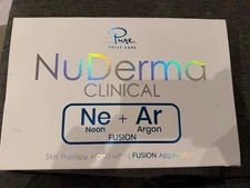 NuDerma Clinical Skin Therapy Wand Portable Skin Therapy Machine w6 Fusion NE+AR