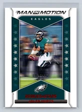 2022  Panini Rookies & Stars Man In Motion Orange #MM-25 Jalen Hurts /125 A78