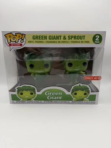 Funko Pop! Ad Icons Green Giant & Sprout Target 2 Pack metallic