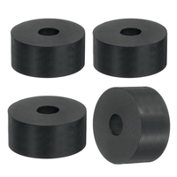 4 StüCk Gummi Unterlegscheiben 40Mm Od, Flache Beilagscheiben 12Mm Id, 20Mm Dick