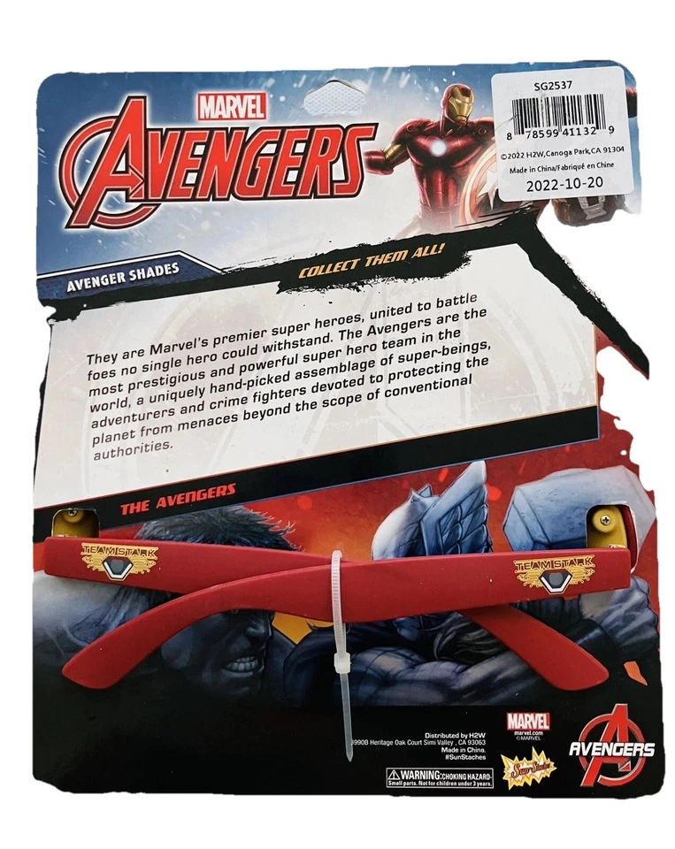 Iron Man SunStaches Officially Licensed Marvel Comics Tony Stark Avengers - Image 2 of 2