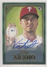 2018 Topps Gallery Green Auto 33/99 Victor Arano #136 Auto 4nm