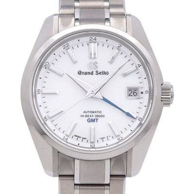 Seiko Grand GMT Hi-Beat 36000 SBGJ211 9S86-00A0 Automatic Titanium White Dials 8