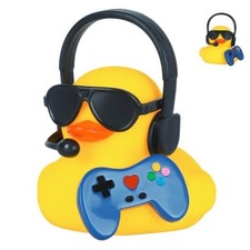 Gaming Rubber Duck with Sunglasses Headphones - Squeaky Duck with Style 8