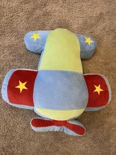 Airplane Plush Toy 18” No Tag VGUC