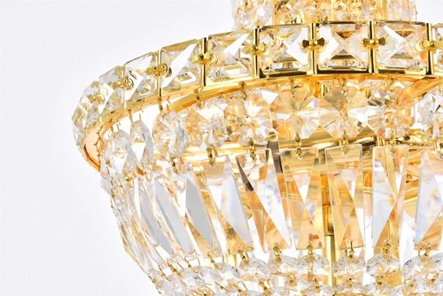 Elegant Lighting Tranquil 12" 6 Light Royal Crystal Chandelier - Picture 7 of 9