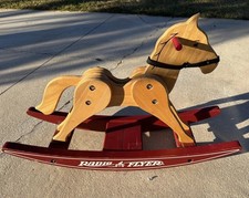 RADIO FLYER WOODEN Rocking Horse 15 high seat x 34" long