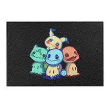 Starter Pokemon Area Rugs Cute Durable Area Rug